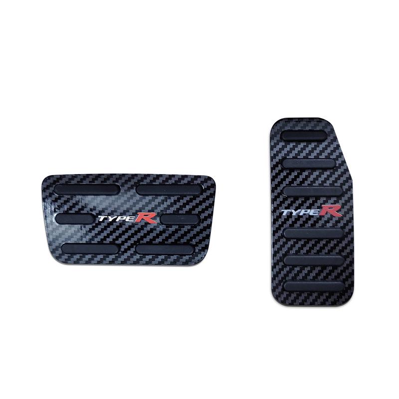Alloy Rubber Anti-Slip Throttle & Brake Pedal Cover for City, Fit, Crider, Vezel, Greiz, XRV
