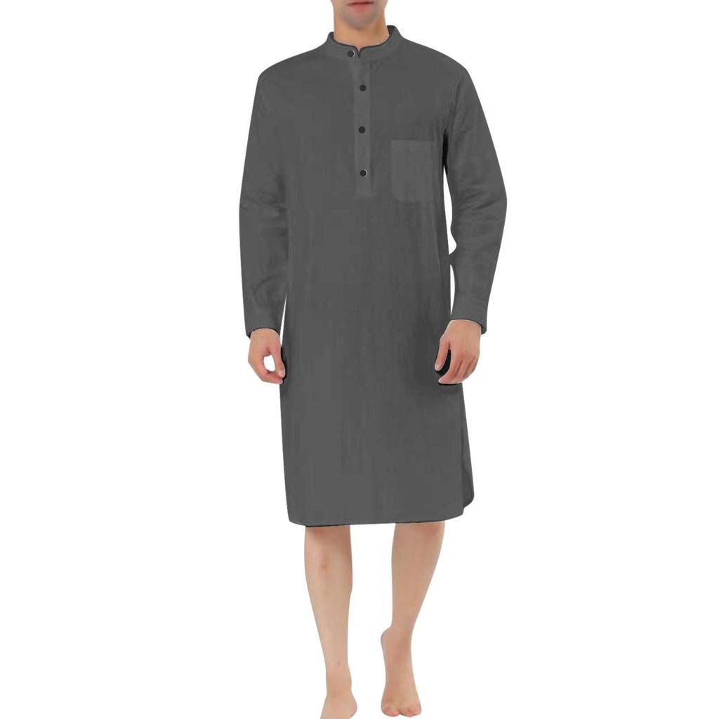 Men's Middle Eastern Muslim Robe Shirt