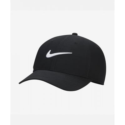 Nike Dry Fit Club Structure Swoosh Cap   Black White Fb5625 010