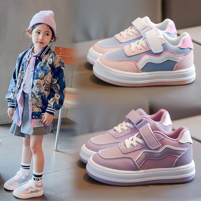 Scarpe da tavola sportive casual per ragazze Scarpe da tavola sportive con velcro primaverili e autunnali