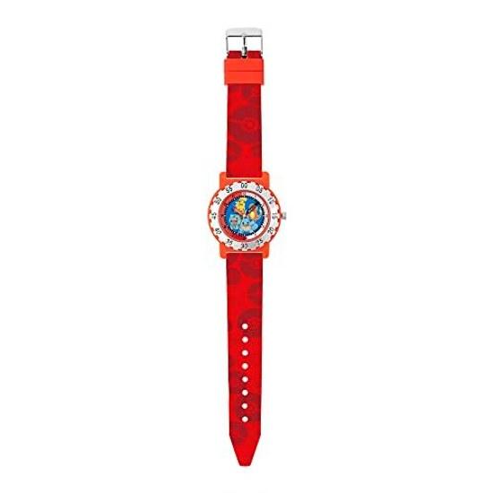 Pokemon Boys Analog Quartz Watch Silicone Strap POK4194 Red