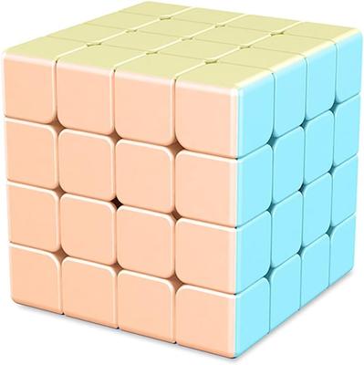 Macaron Cube Magic Cube Magic Cube 3D Puzzle Magic Cube Set Competition Only Brain Training Educational Toy Macaron Style 4×4×4 (4×4×4)