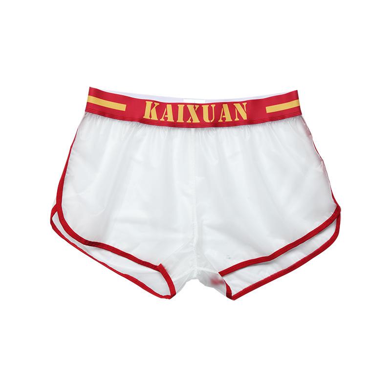 Men'S Transparent Waterproof Beach Shorts Loose Swim Trunks Sexy Swimming Swimsuit Boardshorts Bathing Suit Rain Travel Clothing