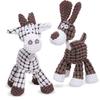 Donkey Shape Corduroy Chew Toy, New Puppy Squeaker Squeaky Plush Molar Dog Toy, Dog Chew Toys For Puppy, Small, Middle, Large Breed Dogs