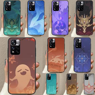 Anime Genshin Impact Case For Xiaomi Redmi Note 12 11 10 8 9 Pro Note 12S 9S 10S 11S Cover For Redmi 10C 12C 9C