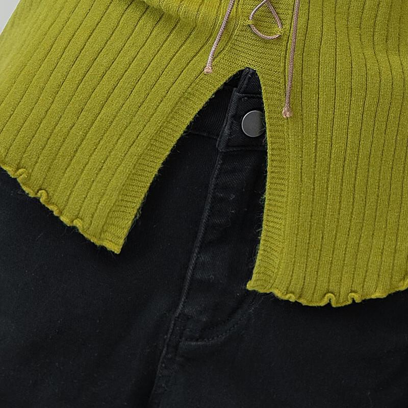 Women's Elegant V-Neck Lace Long Sleeve Top