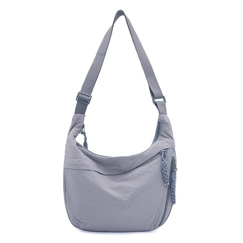 Fashionable and Minimalist Nylon Shoulder Bag High Capacity Women's Crossbody Messenger Leisure Versatile Purses Totes Hobos Bag