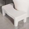 Sgabello da WC in Plastica PP per Adulti e Bambini, Poggiapiedi Antiscivolo per Bagno, Sgabello Gradino, Ausilio per il Sollievo da Emorroidi per Donne Incinte