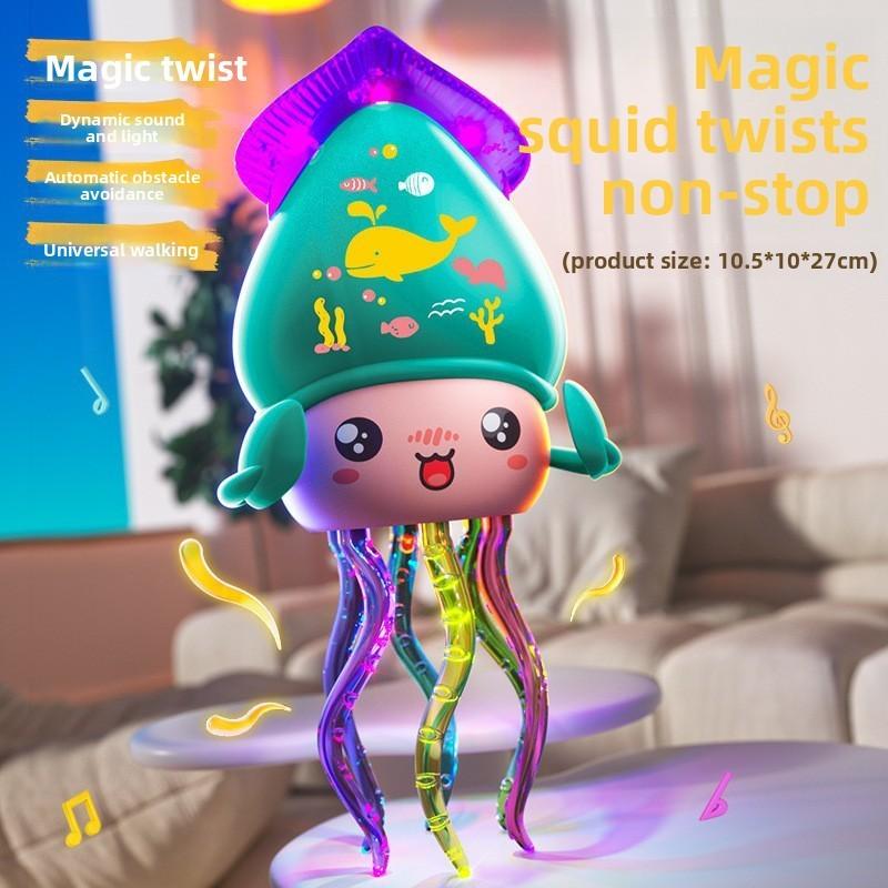 Dancing Squid Toy With Light Sound Music For Kids Learning And Play