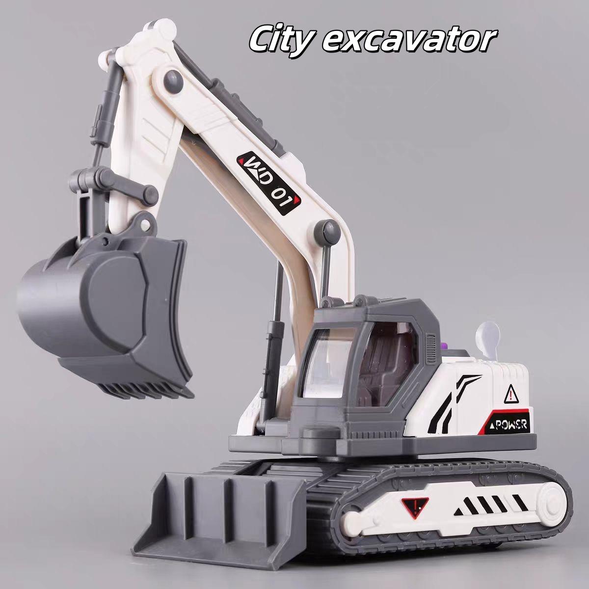 Brand New Inertia High-Standard-Quality Large High-Quality Wood High-Quality Grabbing High-Quality Machine High-Quality Excavator High-Quality Toy