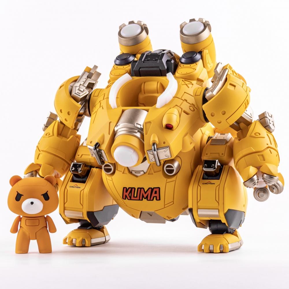 Super Mecha Champions Super Mecha Champions Alpha Caramel Żółty głośnik z figurką