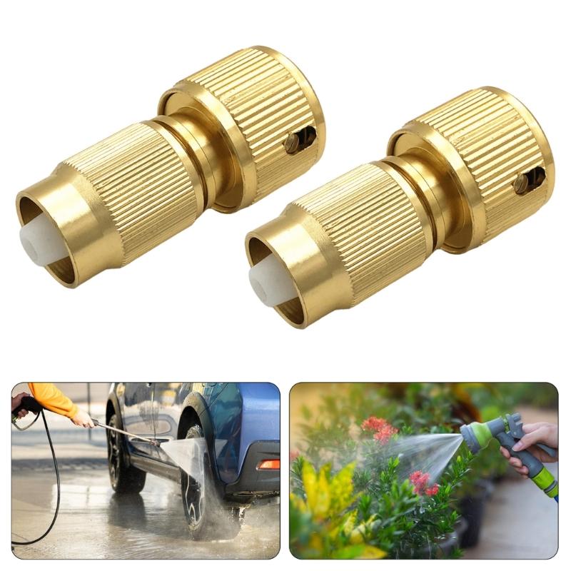 2 buc. kituri de reparații furtunuri extensibile de grădină Adaptor de robinet din aluminiu Conector furtun de apă extensibil pentru repararea furtunului de grădină