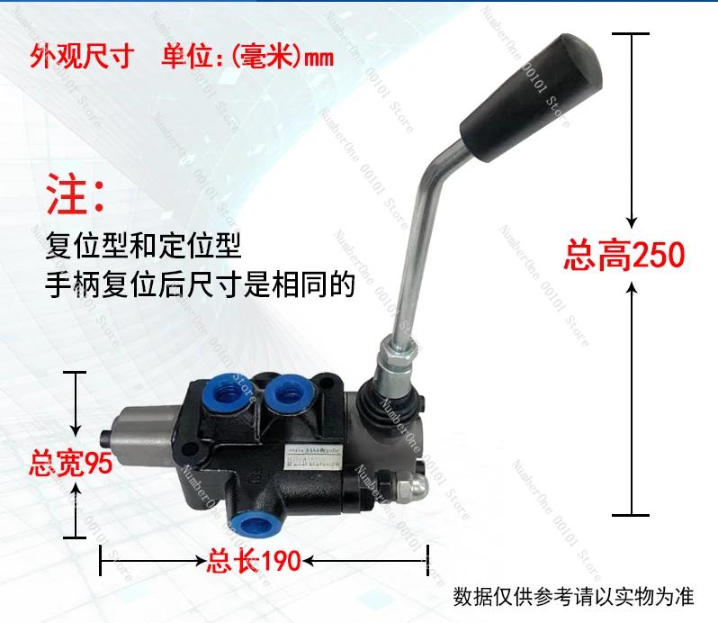 Two-way Hydraulic Multi Way Valve, Woodworking Valve, Reversing Valve, for Use In Wood Splitting Machines and Harvesters