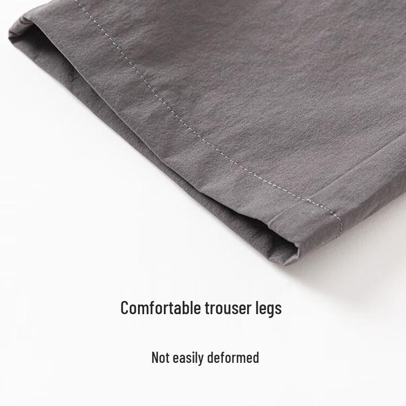 TRIES Men's Elastic Solid Color Trousers