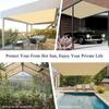 Sunshade Net Rectangle HDPE Shade Trap with Grommets Shade Canopy Mesh for Patio Lawn Garden Pergola Plants Greenhouse Sun Shade