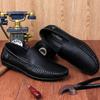 Mode Echtes Leder Herrenschuhe Luxus Business Casual Slipper Formelle Loafer Herren Mokassins Italienisch Schwarz Herren Fahrschuhe Sneakers