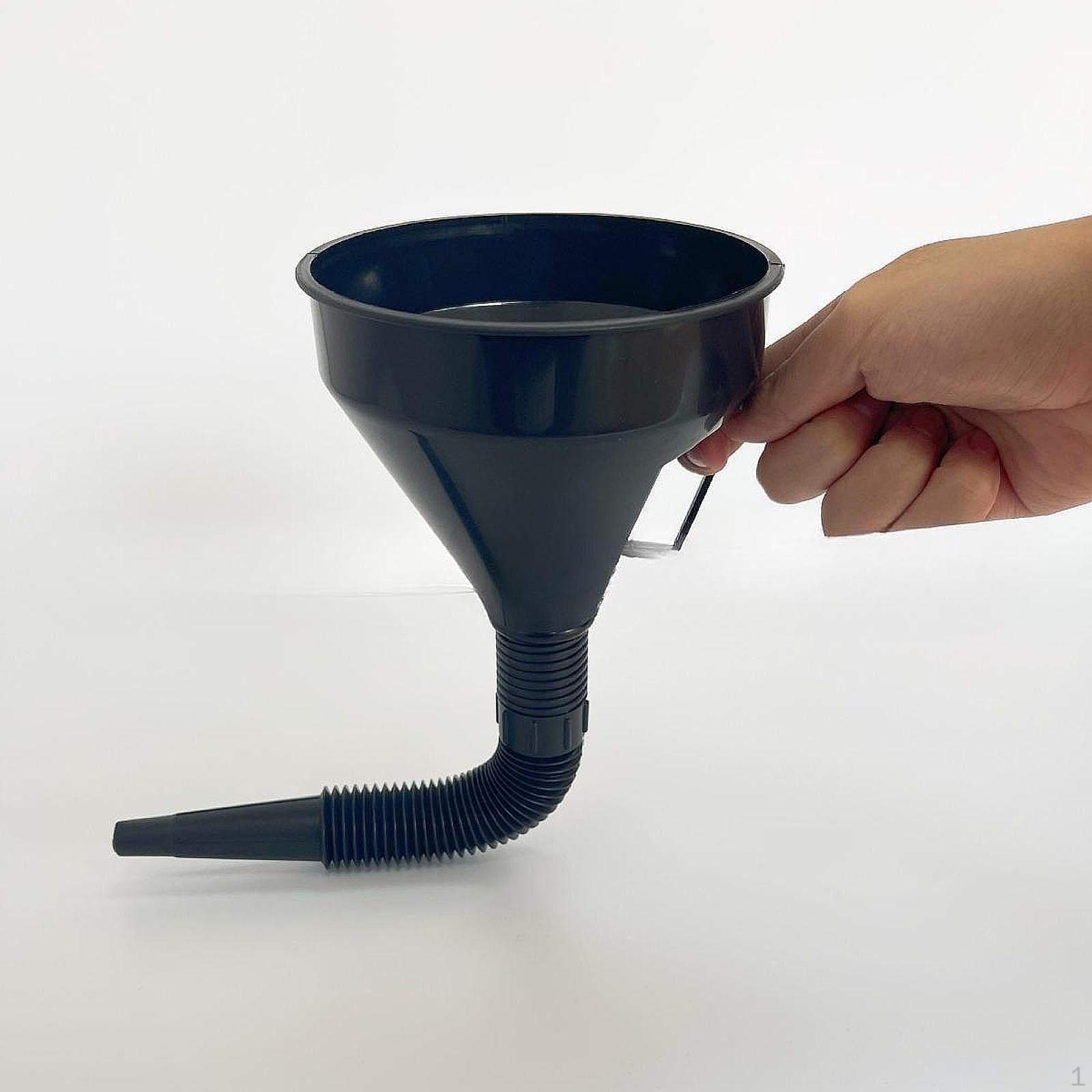 

Автомобильная воронка с широким горлом, сетчатый экран для бензина с ручкой, гибкий шланг для моторного масла