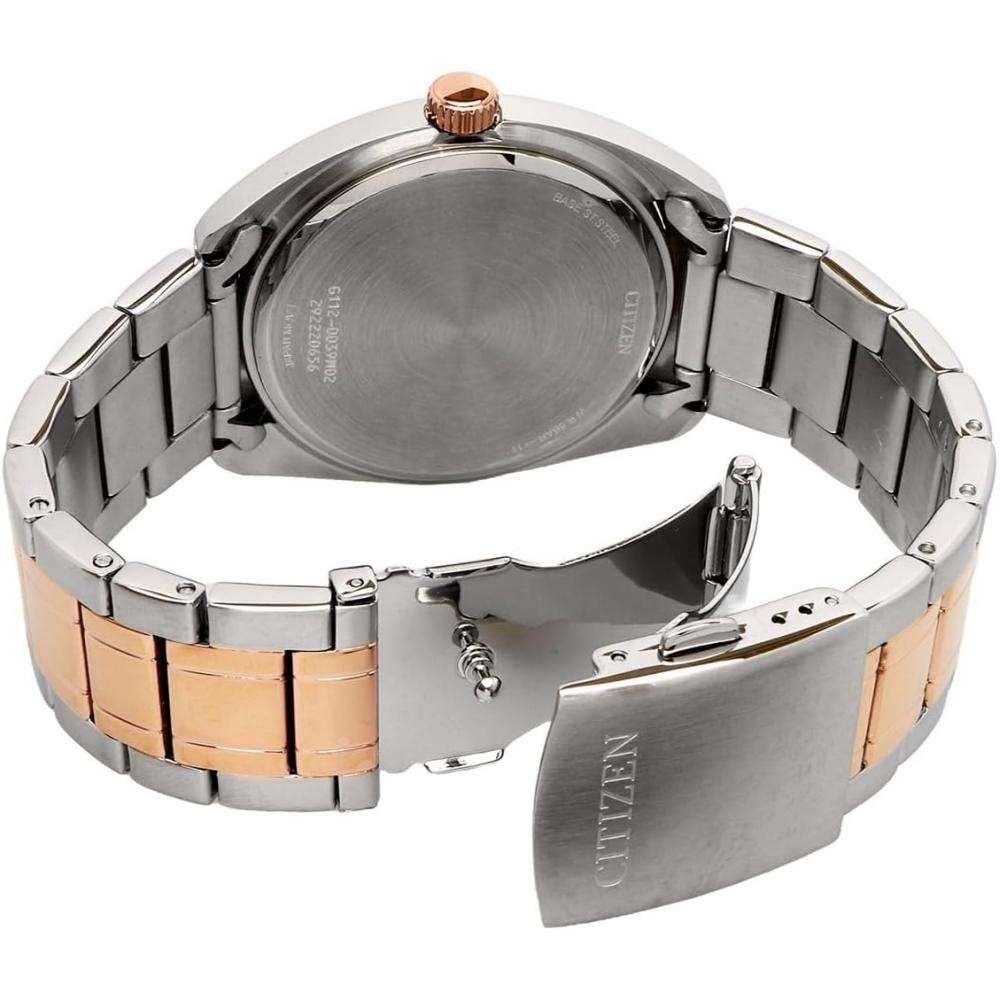 Citizen Citizen Quartz Men S Watch Bi5104 57X Wine Red Dial Silver X Pink Gold overSeaS Model [parallel Imported Product] Wine Red Bi5104 57X