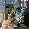 Silicone Cute Phone Case For Sharp Aquos Sense4 4G/Sense 5G Shockproof Back Cover Protective Durable Card Slot Graffiti