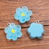 10pcs 22X23mm DIY Resin Accessories Five-petal Flower Pendant Accessories