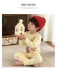 Children's Four Seasons Warm Pajama Set: Boys & Girls Two-Piece Autumn Sleepwear