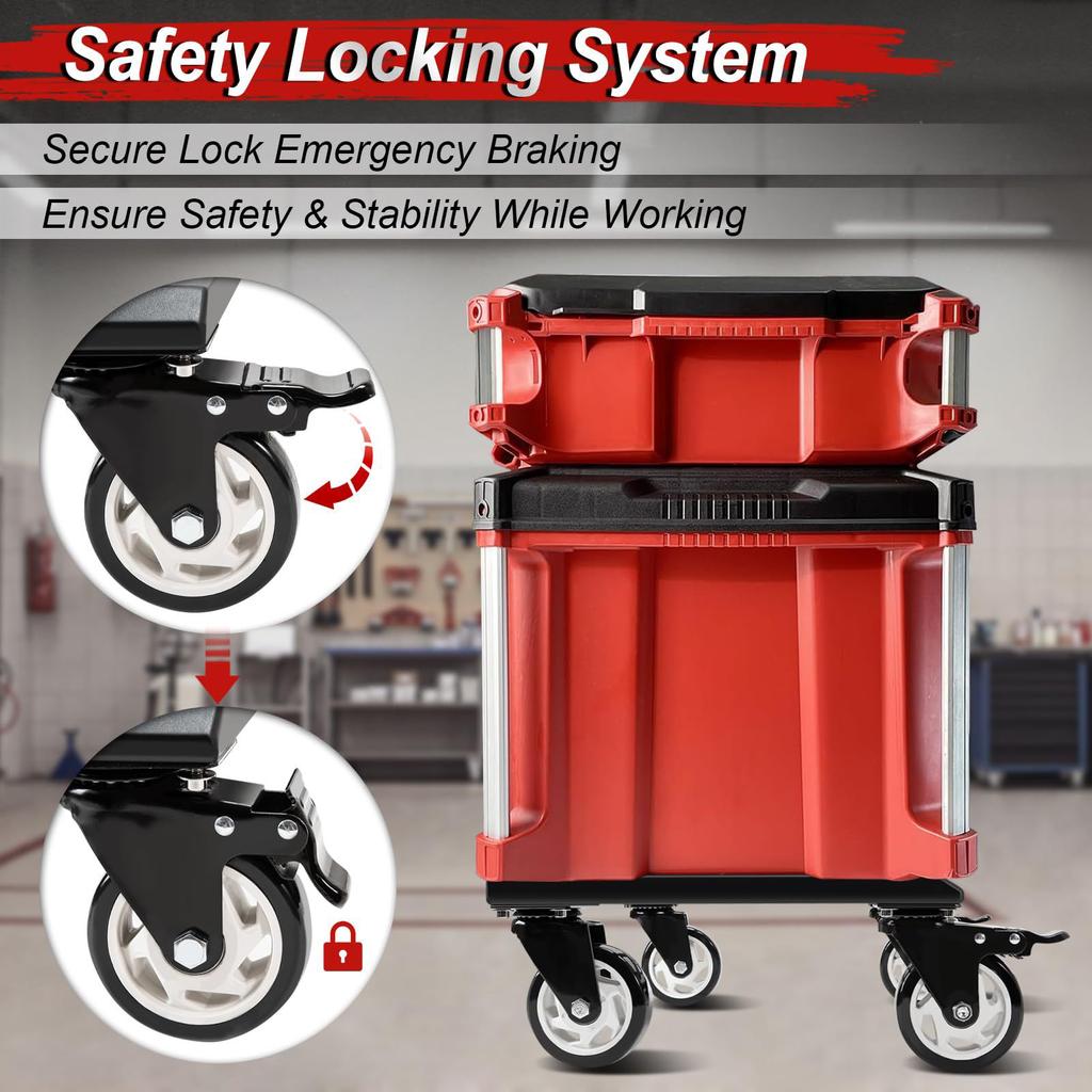 Furniture Dollys with 4 Wheels Slider Toolbox Cart Carrier Moving Platform Mover Carbon Steel for Appliance Heavy Items Sofa