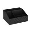 Rustic Wood Paper Plate Dispenser Caddy Organizer Countertop Utensil Holder