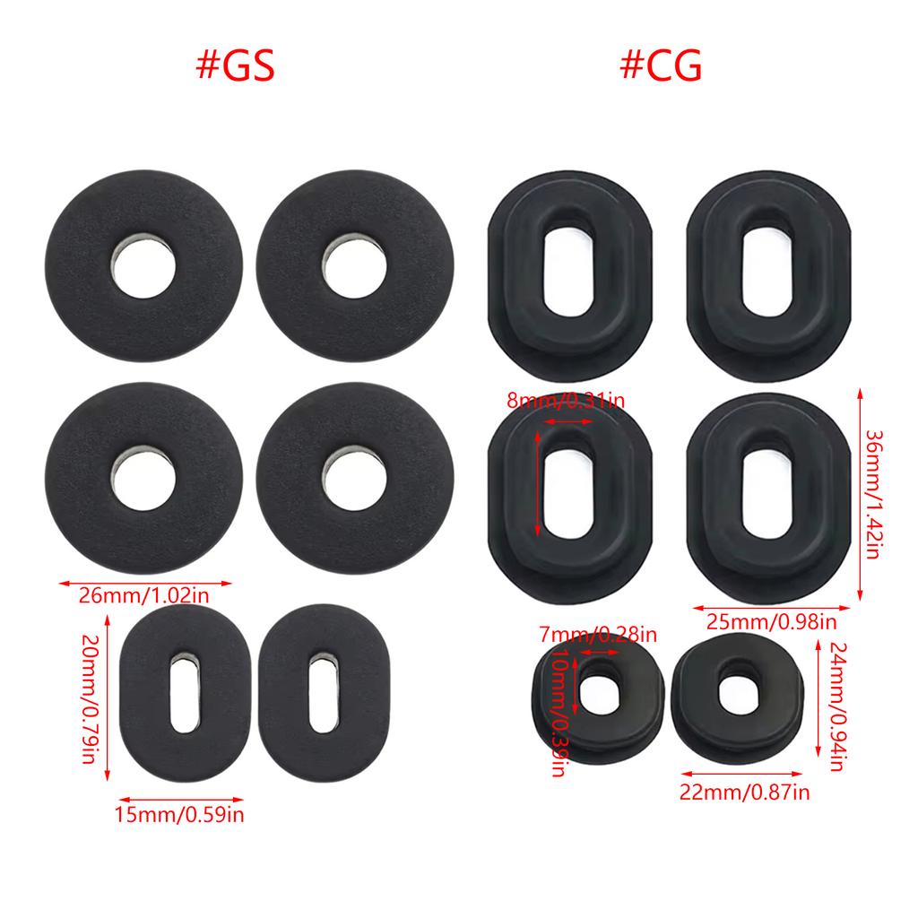 Upgrades Motorcycle Rubber Edge Cover Pads Replacement Edge Gasket Motorcycle Enthusiast  18pcs for /ZJ125