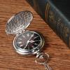 Engravable Large Silver Double-Sided Pocket Watch (Model 8814)