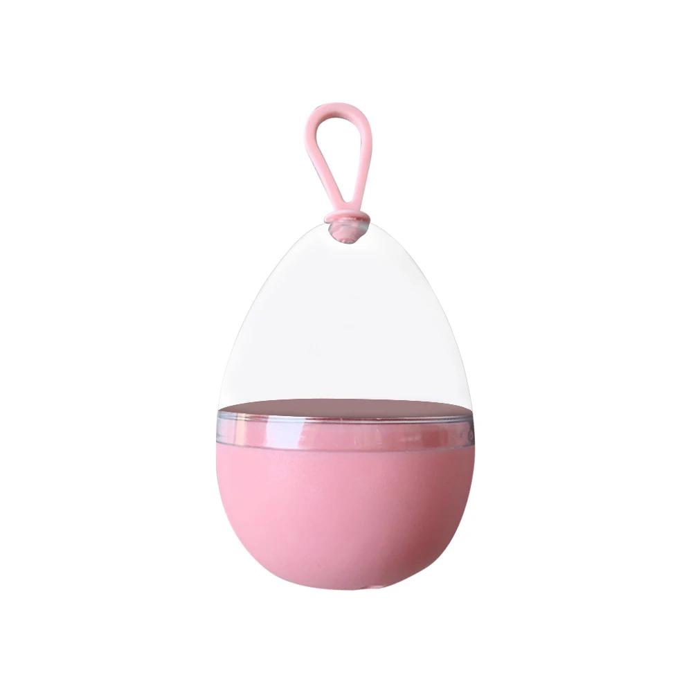 Empty Transparent Puffs Drying Box Storage Case Portable Sponge Stand Cosmetic Egg Shaped Rack Makeup Blender Puff Holder