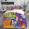3D Gedrucktes Bravest Warriors Zeichentrick Bettwäsche Set für Jungen Mädchen Bettbezug Kissenbezug Einzel Doppel Queen King Voll Größen