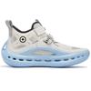 Li Ning Wu Xing 3 Non-Slip Wear-Resistant Mid-Top Casual Shoes Men Casual Shoes Gray Blue AZGS041-3