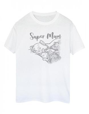 Womens/Ladies The Aristocats Marie Super Mum Cotton Boyfriend T-Shirt