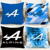Fashion A-AAlpines Automobiles Cushion Cover Comfortable Reversible Pillow Cover Ideal for Car Sofa Bedroom & Beyond