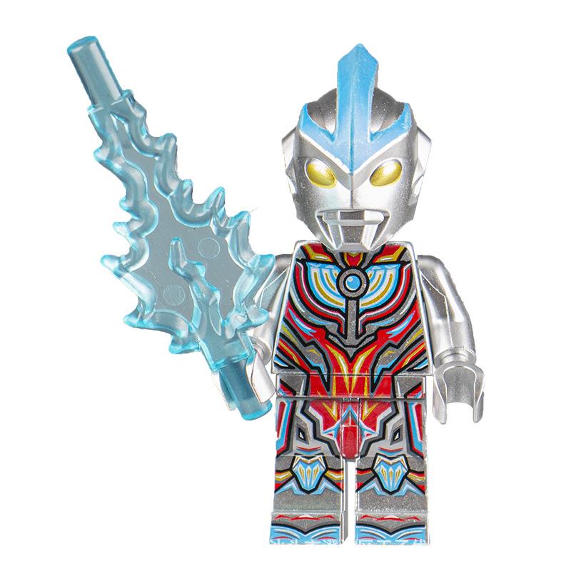 Ninja Warrior Superhero Doll With Weapon Single Building Block Assembly Toy
