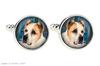 Central Asian Shepherd Dog - cufflinks and tie with your photo, a suit decoration, men's jewelry from the Art-Dog brand.