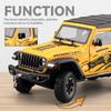 1/24 Legierung Druckguss Wrangler Geländewagen Modell Simulation Ton und Licht Reifen Stoßdämpfung Kinderspielzeug Ornamente