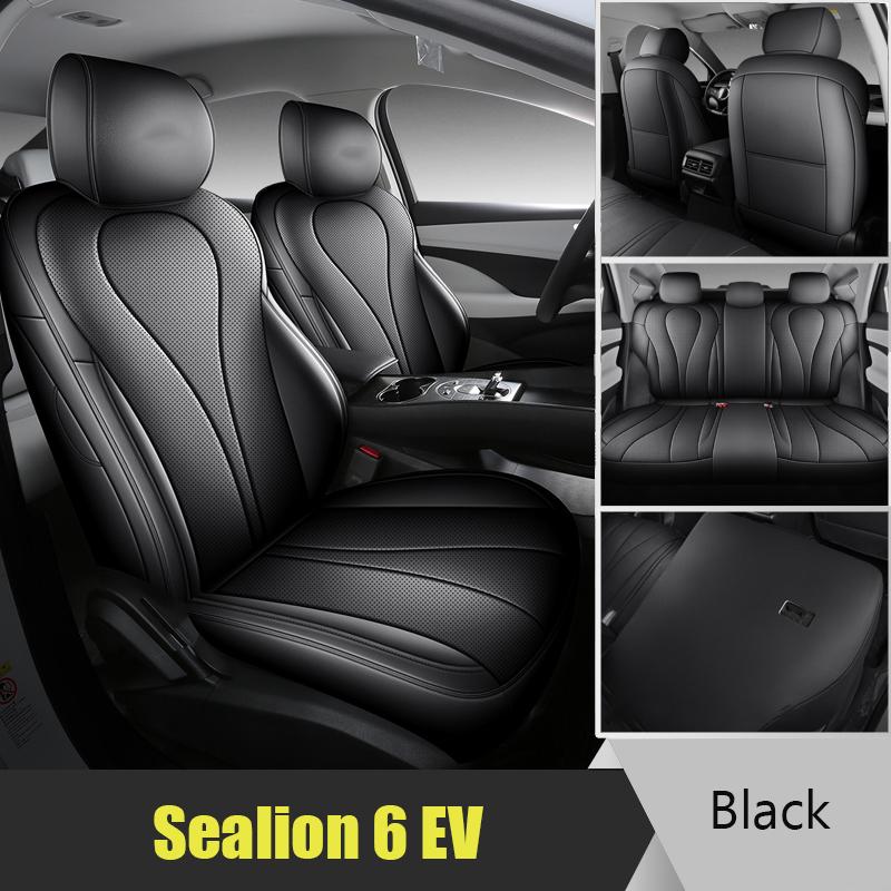 Custom Fit Car Seat Covers  For BYD Sealion 6 EV 2025 Durable Faux Leather Full Set Protective Interior Decoration  Accessories