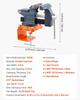 Bench Vise, 4.5 Inch, Portable Workbench Vice with 270° Swivel Base, Quick Release Rotating Bench Clamp, Cast Iron Construction, for Woodworking,
