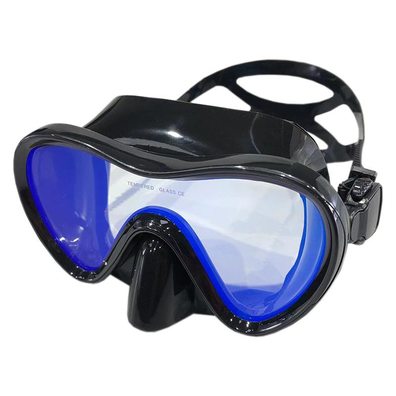 New blue symphony lens tempered glass diving mask