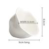 White Ceramic Bowl Dessert Bowls Dim Sum Dish Sauce Bowls Snack Plate Salad Bowl Dinner Plates Fruit Plate Sashimi Disc Cake Pan