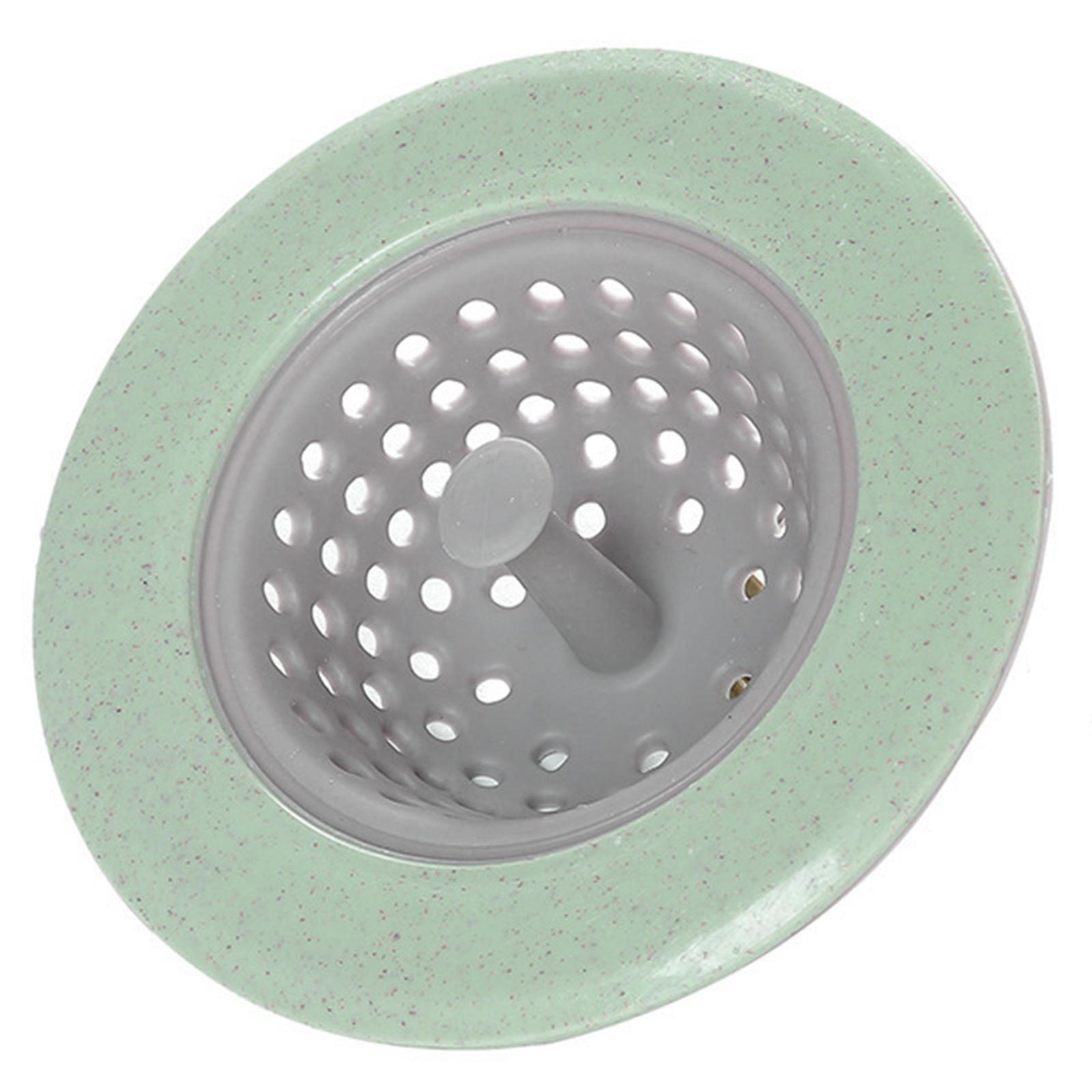 

Фильтр для раковины 11 см, антиблокировочный силикон + пшеничная солома зелёный