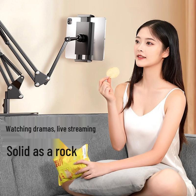 Portable Tablet Stand for Bedside and Desktop Viewing