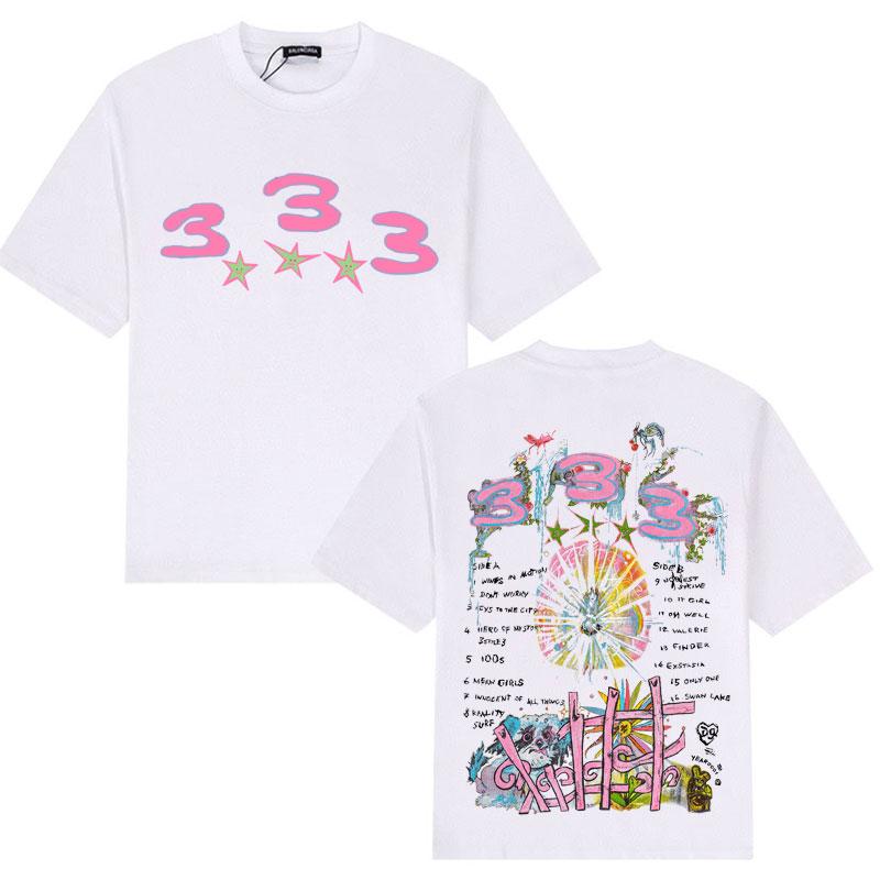 Svenska Bladee 333 Harajuku T-shirts Skate Drain Gang Albumgrafik Tryckt T-shirt Herr Kortärmad T-shirt Hip Hop Y2K Kläder