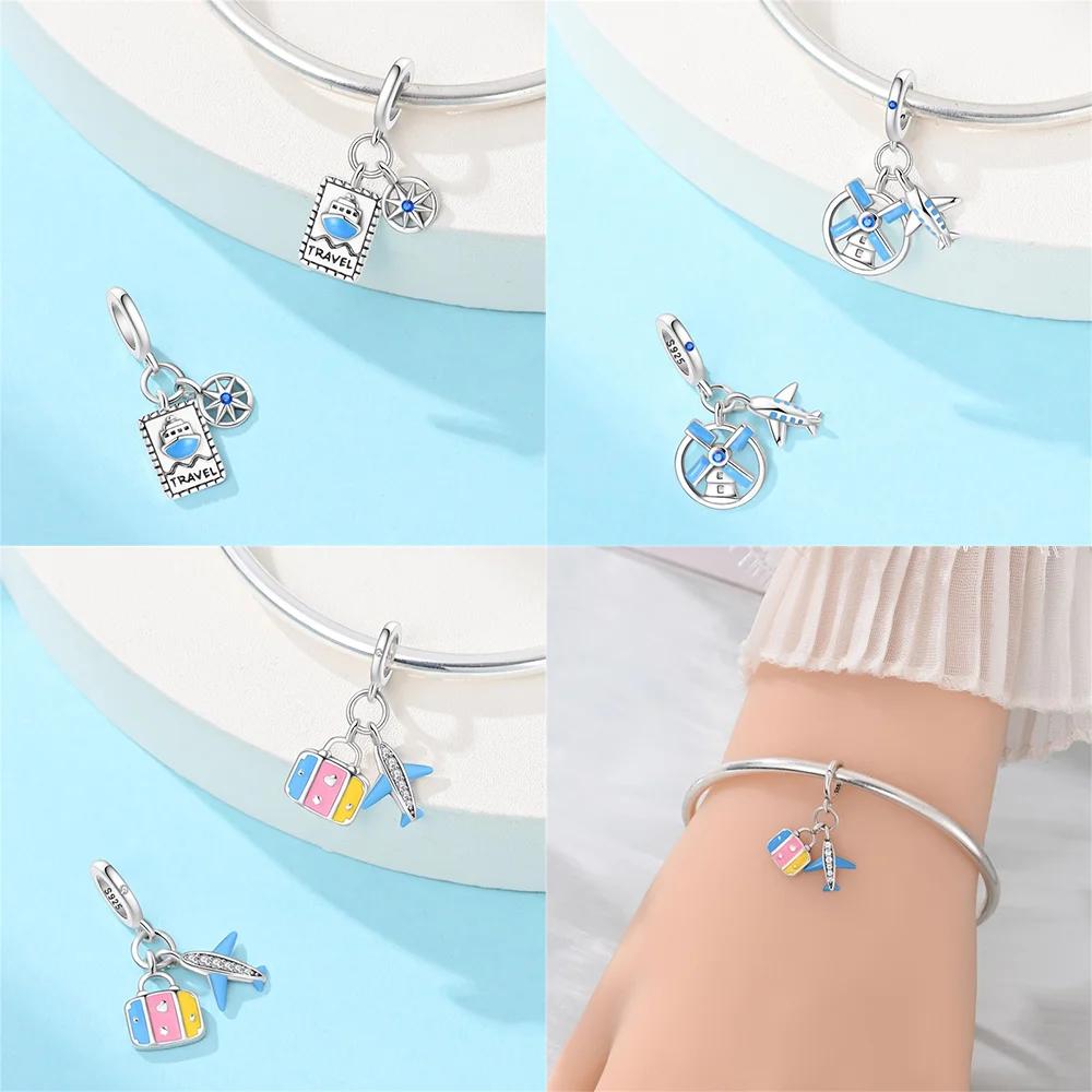 Charm Bead Components Plata Originales Watermelon Earphones Bead Components Designed For Copper Metal Bracelet High Quality Fine Jewelry Bead