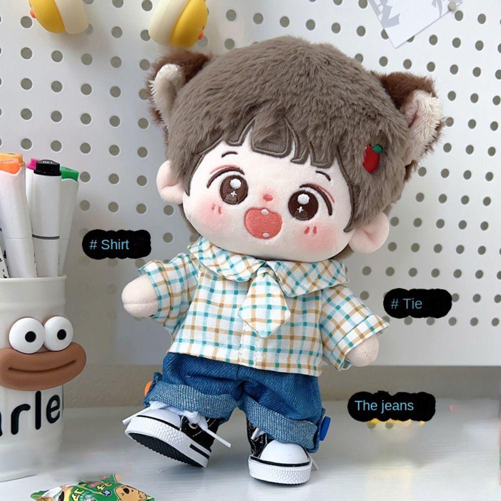 Fashion 20cm Cotton Doll Clothes Dressing Game DIY Doll's Accessories Trendy Replacement Outfit