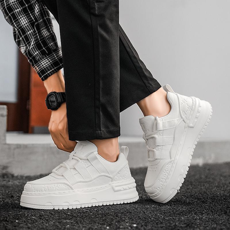 Autumn New Couple Style Anti Slip Couple Trend Retro Four Seasons Niche Canvas Shoes Height Increasing Casual Shoes Men's Style