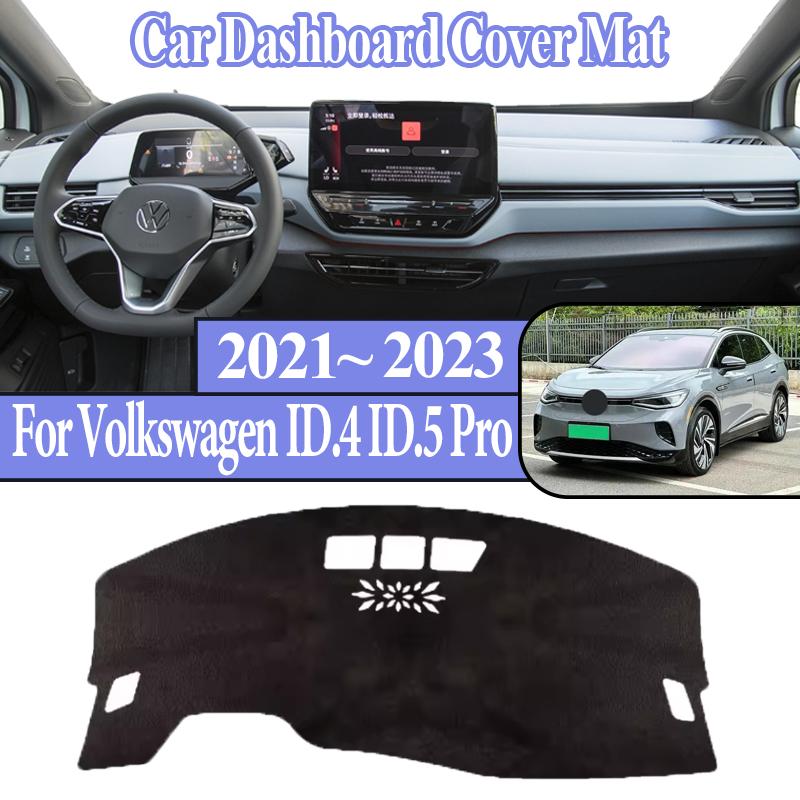 Car Dashboard Dashmat For Volkswagen ID.4 ID.5 for VW ID4 ID 4 ~ Anti-sun Center Console Dash Avoid Light Mat Auto Parts