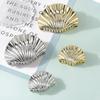 Ocean Theme Shell Design Hair Claw Clip Plastic Hair Styling Accessory For Women Girl Updos Buns Hair Decoration