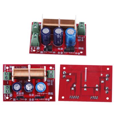 400W Treble/Bass Frequency Divider Double 2 Way Speaker Audio Crossover Filter